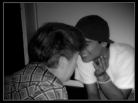 Between Grandma and a Boy